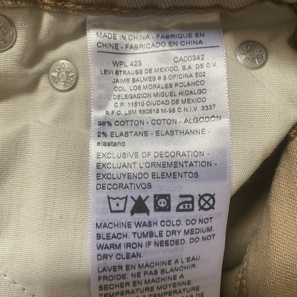 Levi’s khaki jeans/pants - Picture 7 of 8